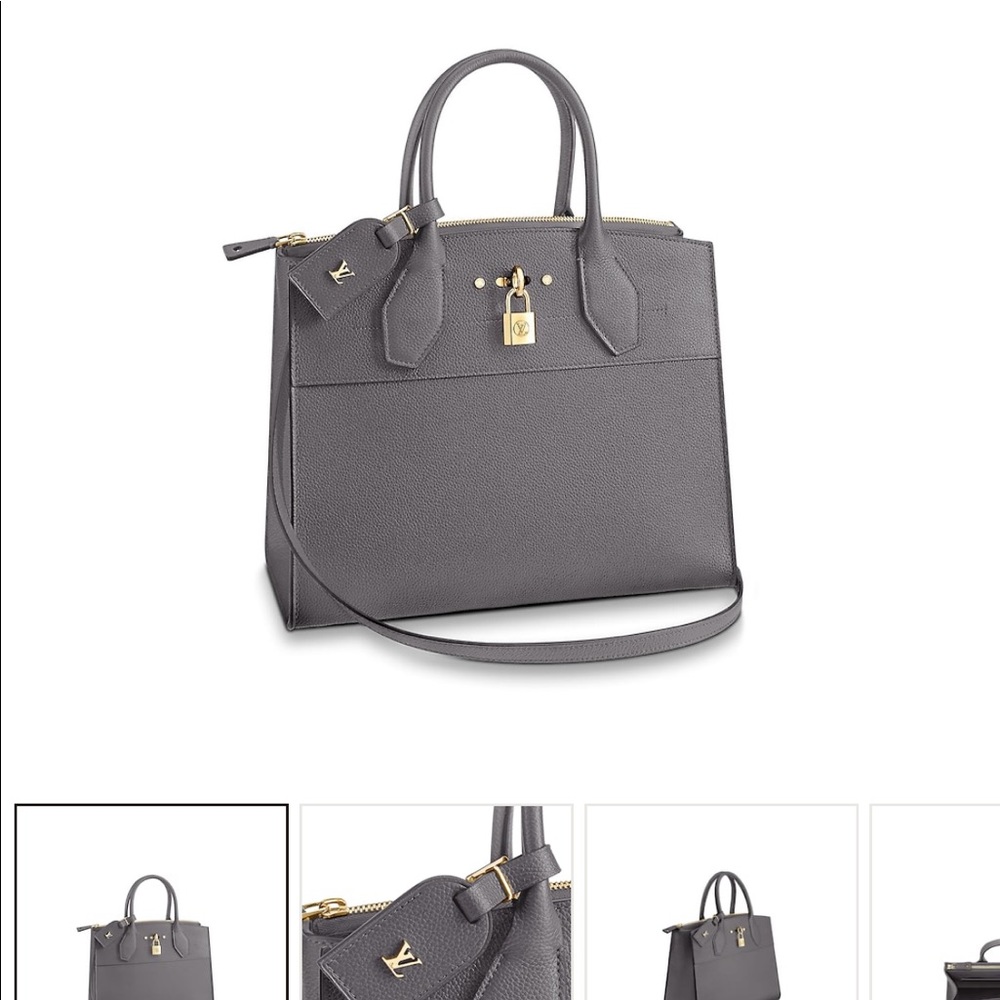 ✨🖤Louis Vuitton Gris City Steamer MM🖤✨ - Picture 1 of 13